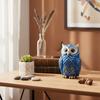 Europe Style Cute Owl Statue Vintage Resin Crafts Animal Statue Decorative Owl Sculpture Office Table