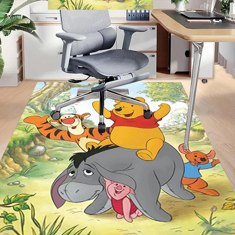 Winnie Pooh Friends Carpet For Playroom Bedroom Living Room Sofa Home Decorkids Game Area Rug Nonslip Floor Mat