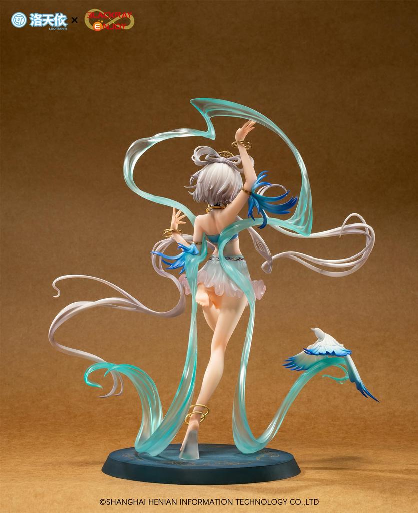 BLACKRAY ENJOY Raku Tenyi Aotori Denshin Scale Painted Finished Figure Ver. 1/18 PVC&ABS