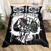 Gamepad Controller Gaming Designs Bed Covers Bedding Set,Play Gamer Printed 2-3 Piece Set Bed Cover,Birthday Gifts