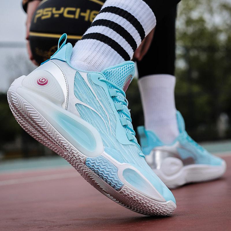 Blitz 9 basketball shoes actual game sneakers youth low-top running shoes wear-resistant and non-slip male and female students shoes