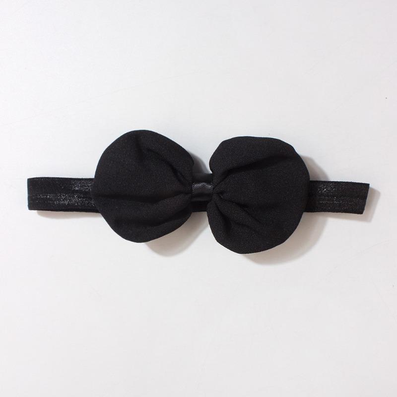 Children's headband hair accessories, chiffon bow elastic headband, newborn baby headband flower headscarf