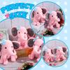Adorable Elephant Stuffed Animal Soft Elephant Plush Toy Cute Birthday Gifts for Boys Girls Kids Toddlers Wildlife Animals