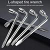 Universal Tire Lever and Socket Wrench Set Design for Car Motorcycle Maintenance Metal Construction