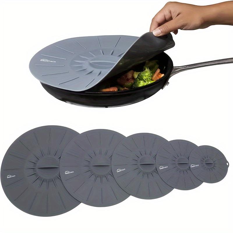 5pcs/set Silicone Microwave Bowl Cover Food Wrap Bowl Pot Lid Food Fresh Cover Pan Lid Stopper Bowl Covers Cooking Kitchen Tool