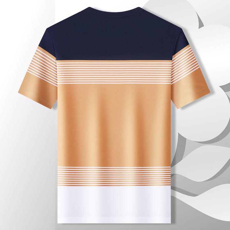 Montagut Men's Pique Color-block T-shirt