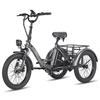 Electric Cargo Bicycle Fafrees 20" F20 Mate 250W Motor Foldable E-Bike Top Speed 25km/h LCD Display 48V 20Ah Dual Hydraulic Brake Max Load 180Kg
