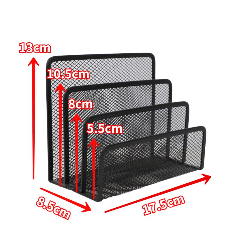 Metal Letter Tray and File Organizer Bookend