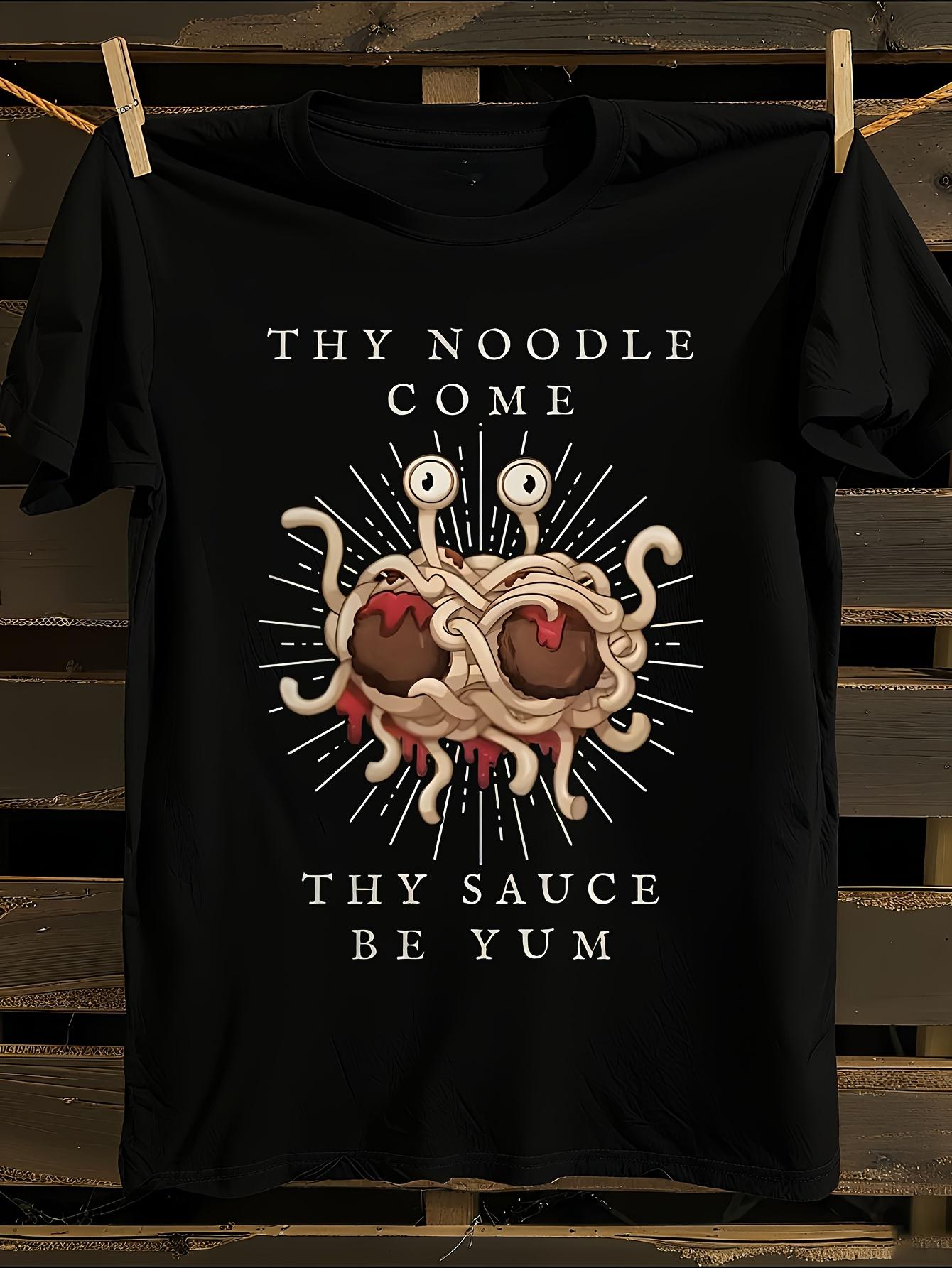 Funny Flying Spaghetti Monster Tshirt XL
