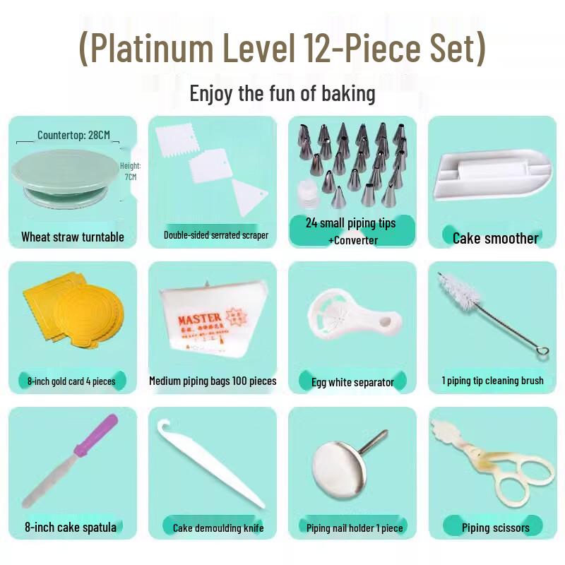 Zhaoran Cake Decorating Turntable Kit