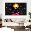 Bitcoin Anonymous Meditation, Leinwandgemälde, Wandkunst, Poster und Drucke, moderne Bilder für Wohnzimmer, Schlafzimmer, Heimdekoration, ohne Rahmen