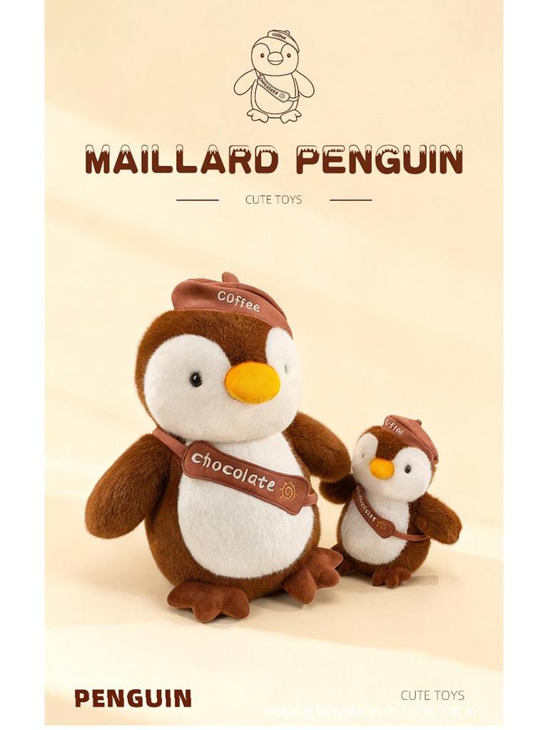 Graduation-Ceremony Penguin Plush Toy with Hood