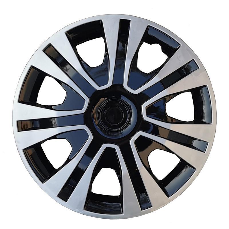 Car Wheel Hub Cover with Iron Steel Ring and Plastic Decorative Cover In Various Sizes 12-17 Inches.