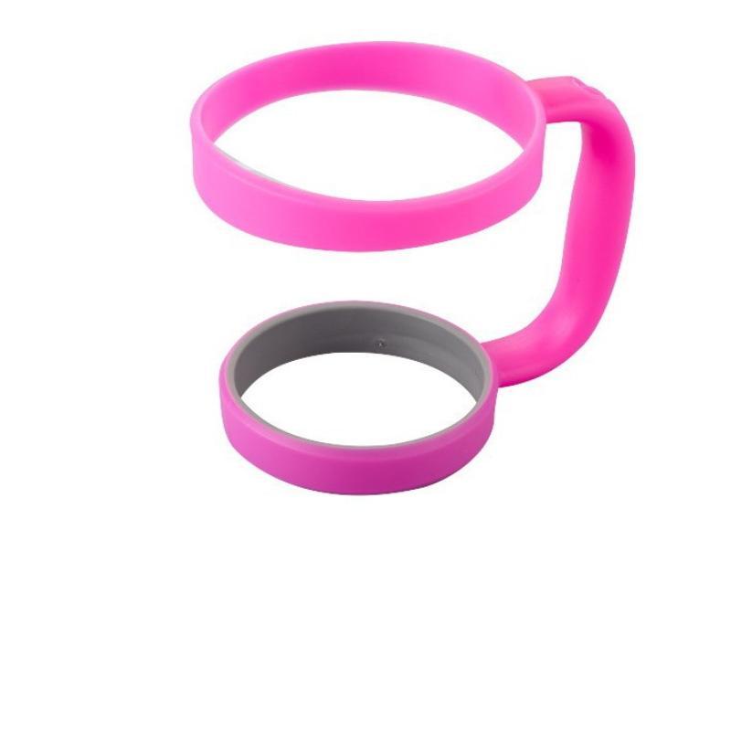 Car Cup Holder Double Loop Handle 30oz Non-slip Base Fits Thermos Ice Bullion Cups for Daily Car Travel