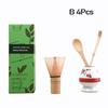 3/4Pcs Japanese Matcha Tea Set Safe Bamboo Whisk Teaspoon Tea Spoon Sets Indoor Beverage Shop Tea-Making Tools Accessories