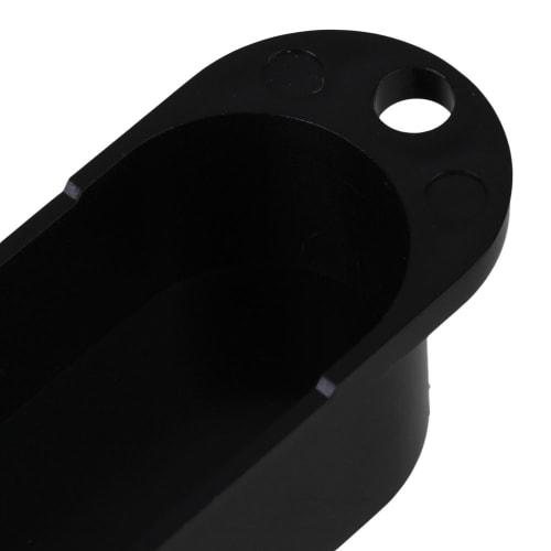 Yibuy 3-Pack Plastic Single Coil Pickup Covers for Electric Guitars, No Hole, Closed Shell