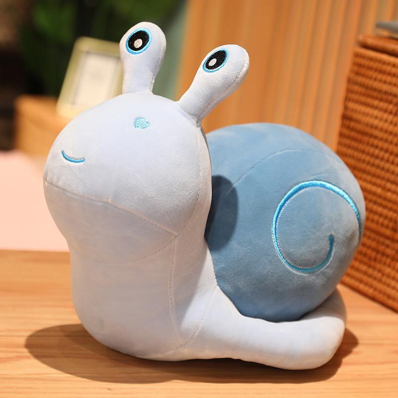 New cute snail plush toy cute snail doll animal children holiday gift boys and girls