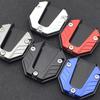Scooter Motorbike Accessories Extension Foot Pad Support Plate Aluminum Alloy Motorcycle Bike Kickstand Extender Foot Side Stand