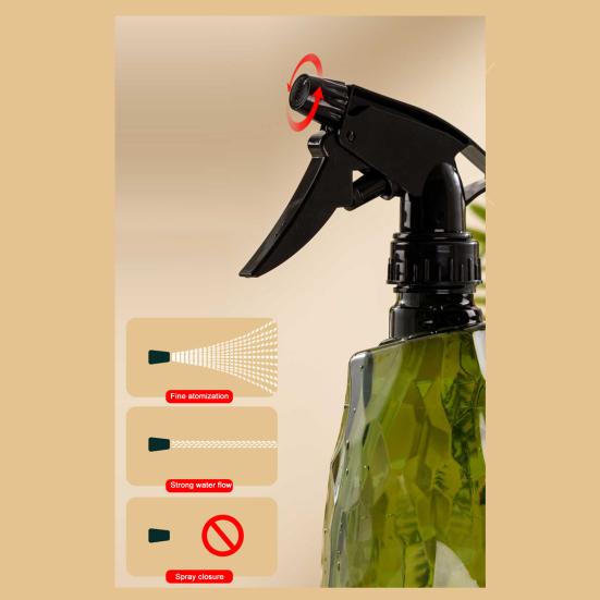 600ML Spray Bottle Multi-purpose Adjustable Nozzle Portable Gardening Hand Pressure Pump Sprayer for Home