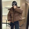 Autumn Winter Short Jacket Women Fashion Lightweight Hooded Down Cotton Overcoat Female Loose Casual Warm Parkas Outerwear