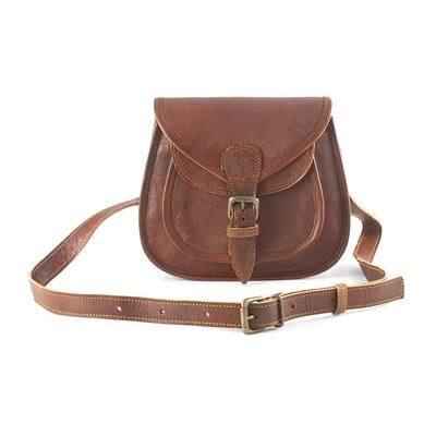 Goatter Leather Casual Sling Bag for Girls and Women. Stylish Cross-Body Brown Bag.