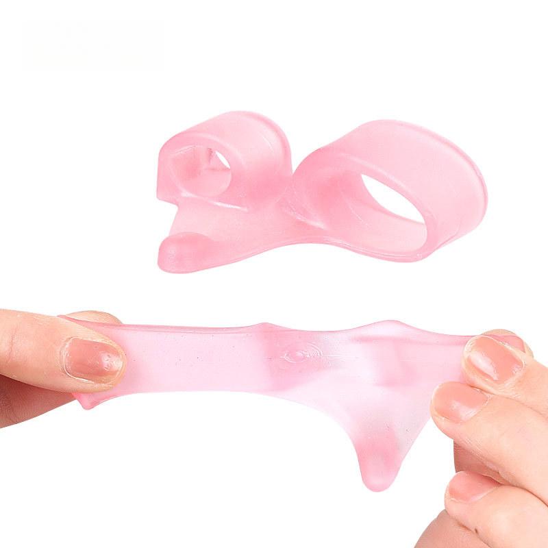 Separator palców SEBS z podwójnym otworem, Halluks, Separator nakładających się palców, Kość dużego palca, Orteza z podwójnym pierścieniem, Podkładka pod palce