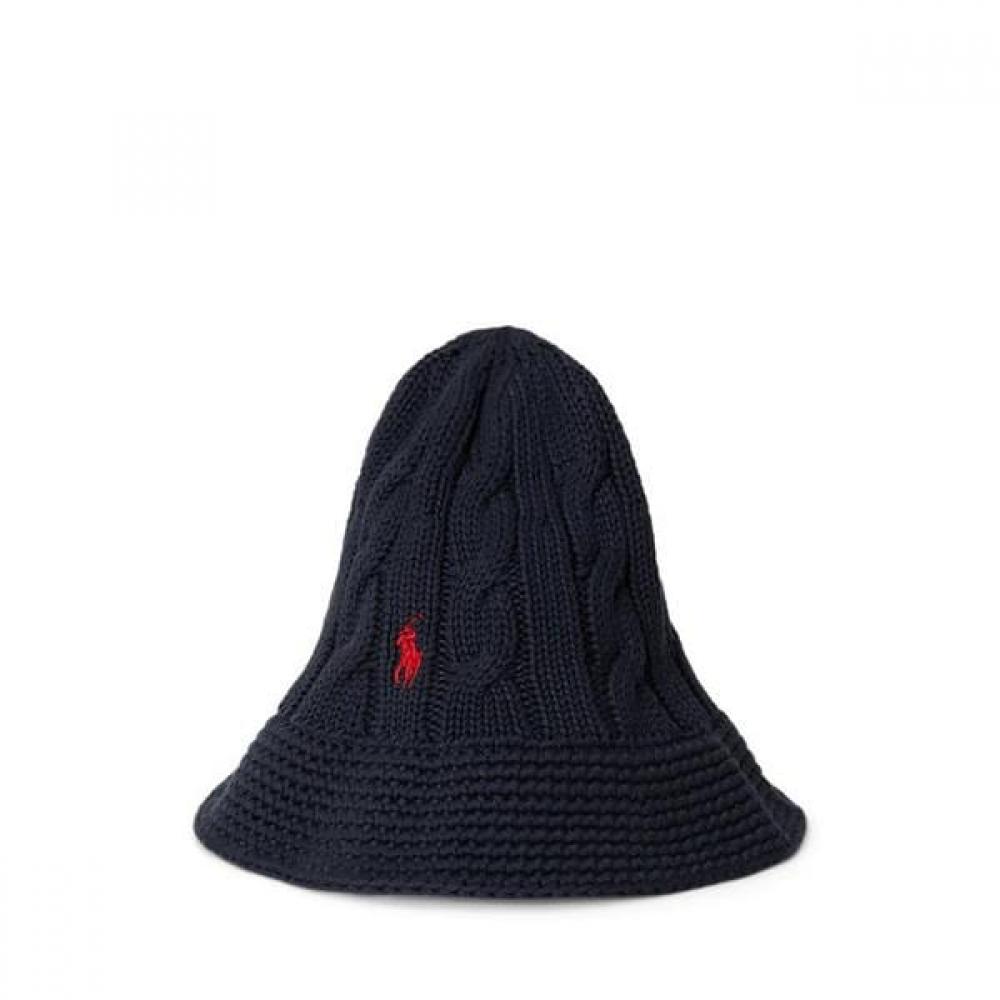 Polo Ralph Lauren Women S Cable Knit Cotton Bucket Hat wapohgS0j420268410 ONE