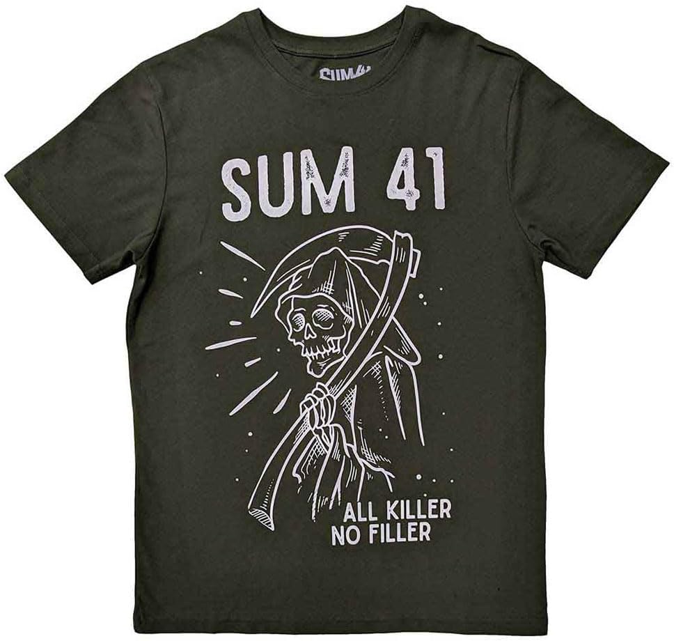 Rock Off officially licensed products Sum 41 Reaper Band Logo T Shirt L