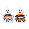 Halloween Plush Ghost Figurine Cute Small Ghost Statue Handmade Ghost Doll Table Ornaments for Halloween Home Decor