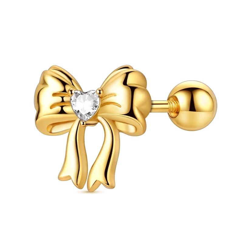 925 Silber Sexy Hängende Ohrringe Schmetterling Schleife Herz Blume Muschel Perle Edelstein Bling Set für Damen Ohrstecker Geschenk Feiner Schmuck