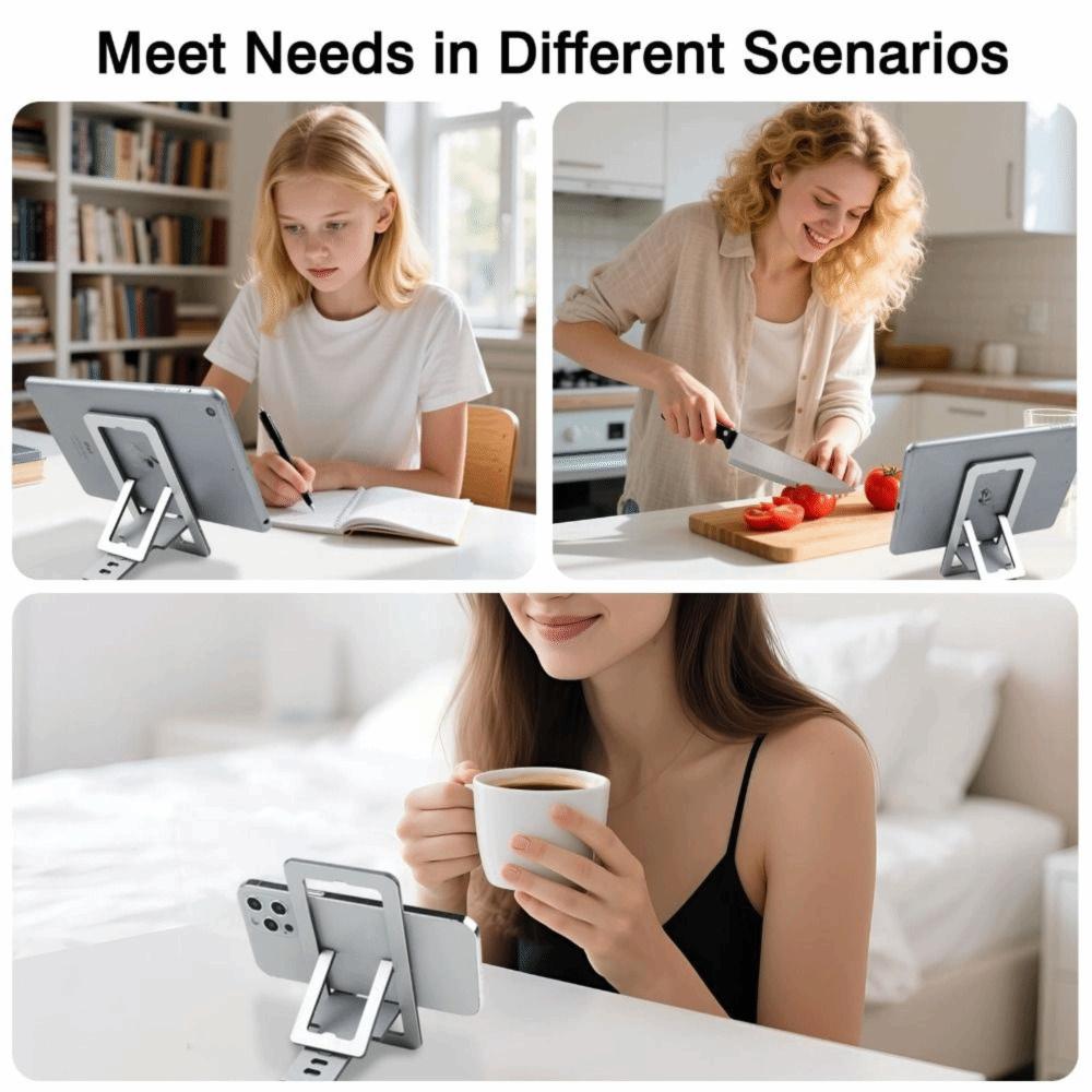 Metal Foldable Phone Stand Thin Mobile Phone Support Desk Cell Phone Holder  Travel Office