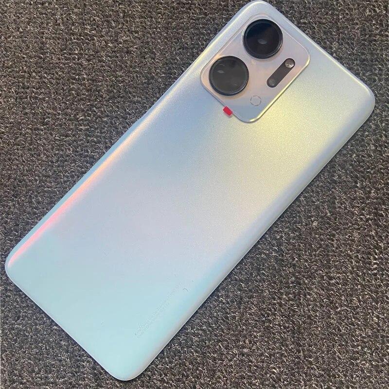 

Для Huawei Honor X7a Середня рамка Передня панель Тримач ЖК-дисплея Металевий корпус Задня кришка акумулятора Скляний корпус Задні дверцята RKY-LX1 Back cover White