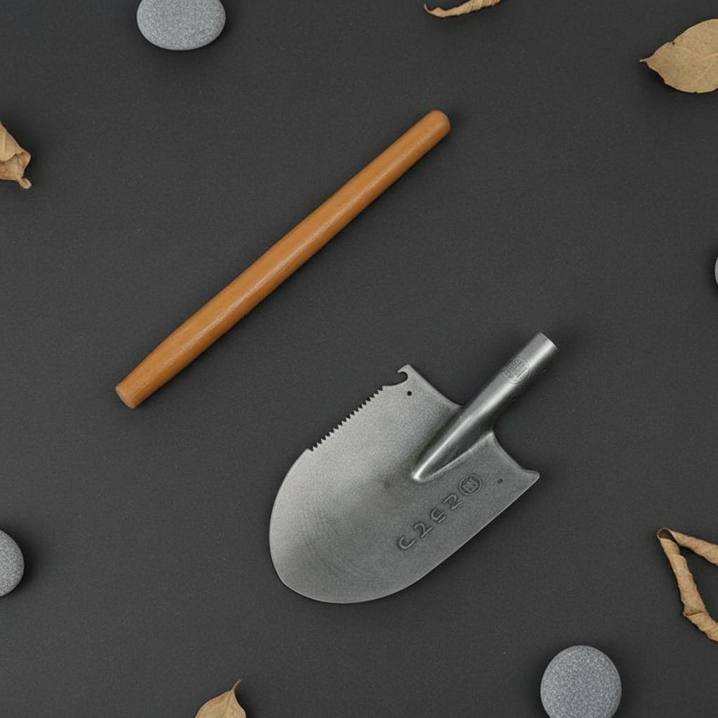 Entrenching Tool Heat-Treated Field Carbon Steel for Camping, Campers