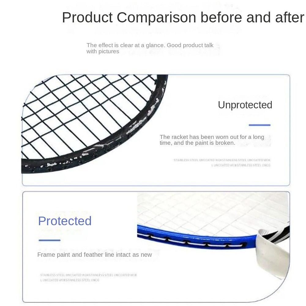 Racket Line Protection Badminton Racket Head Protection Racquet Guard Sport Equipment