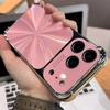 New  6D Colorful Laser Aurora Case For iPhone 13 14 15 16 17 Pro Max Air Soft Bumper Shockproof Glass Camera Hard PC Cover