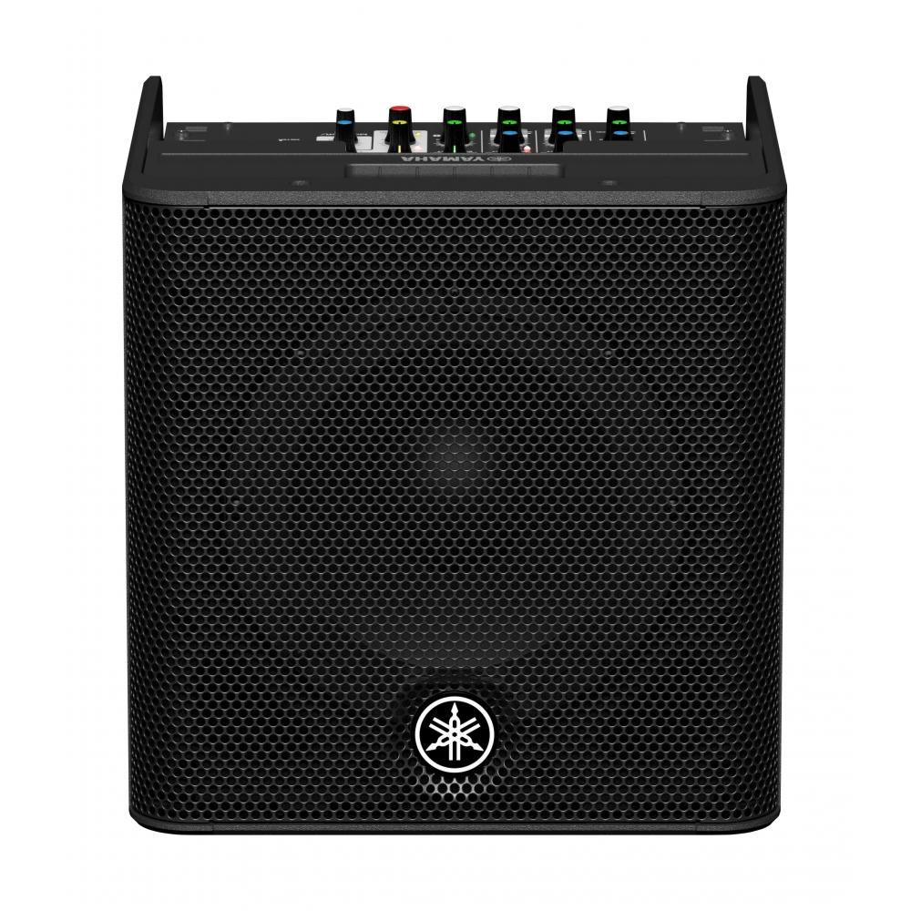 YAMAHA Przenośny system PA Dynamiczna moc 180 W Wbudowany 5-kanałowy mikser cyfrowy Wyposażony w Bluetooth Dedykowany oddzielny model STAGEPAS200