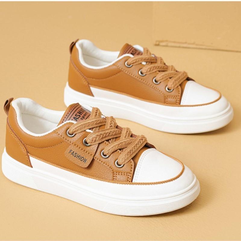 Autumn spring new small white shoes tide students all sports board shoes thick soles increase casual PU leather shoes C1350