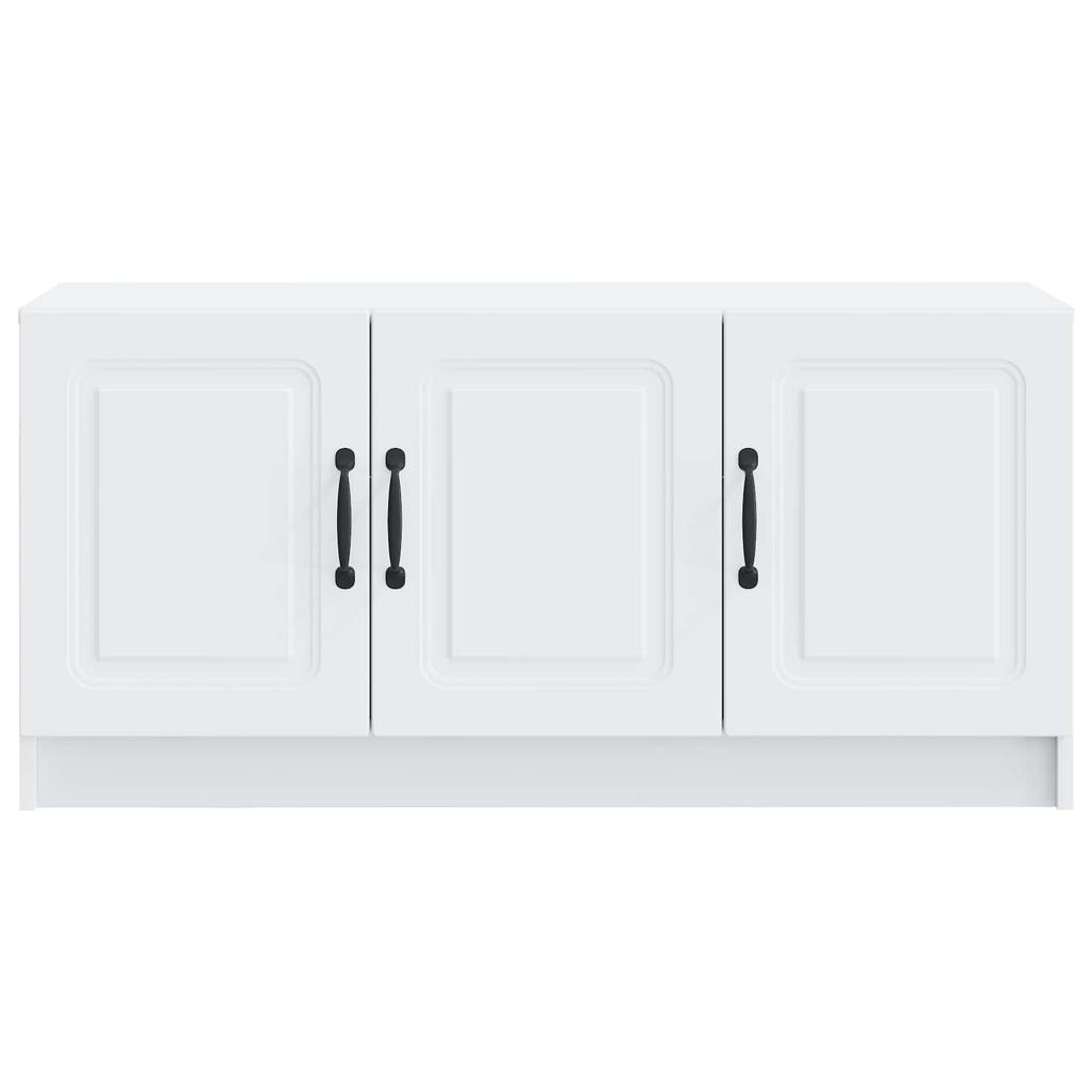 White TV Cabinet 99 x 34.5 x 47 cm Particleboard