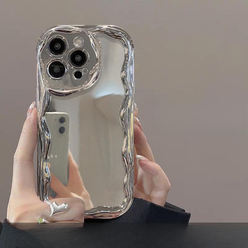 

Подходит для чехла iPhone 16, гальванизированный браслет в форме сердца, роскошный и модный iPhone 15Promax 14 через плечо iPhone16