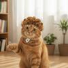 Elastic Band Cat Funny Headpiece Curly Cat Cosplay Headwear Pet Afro Wig  Photo Props