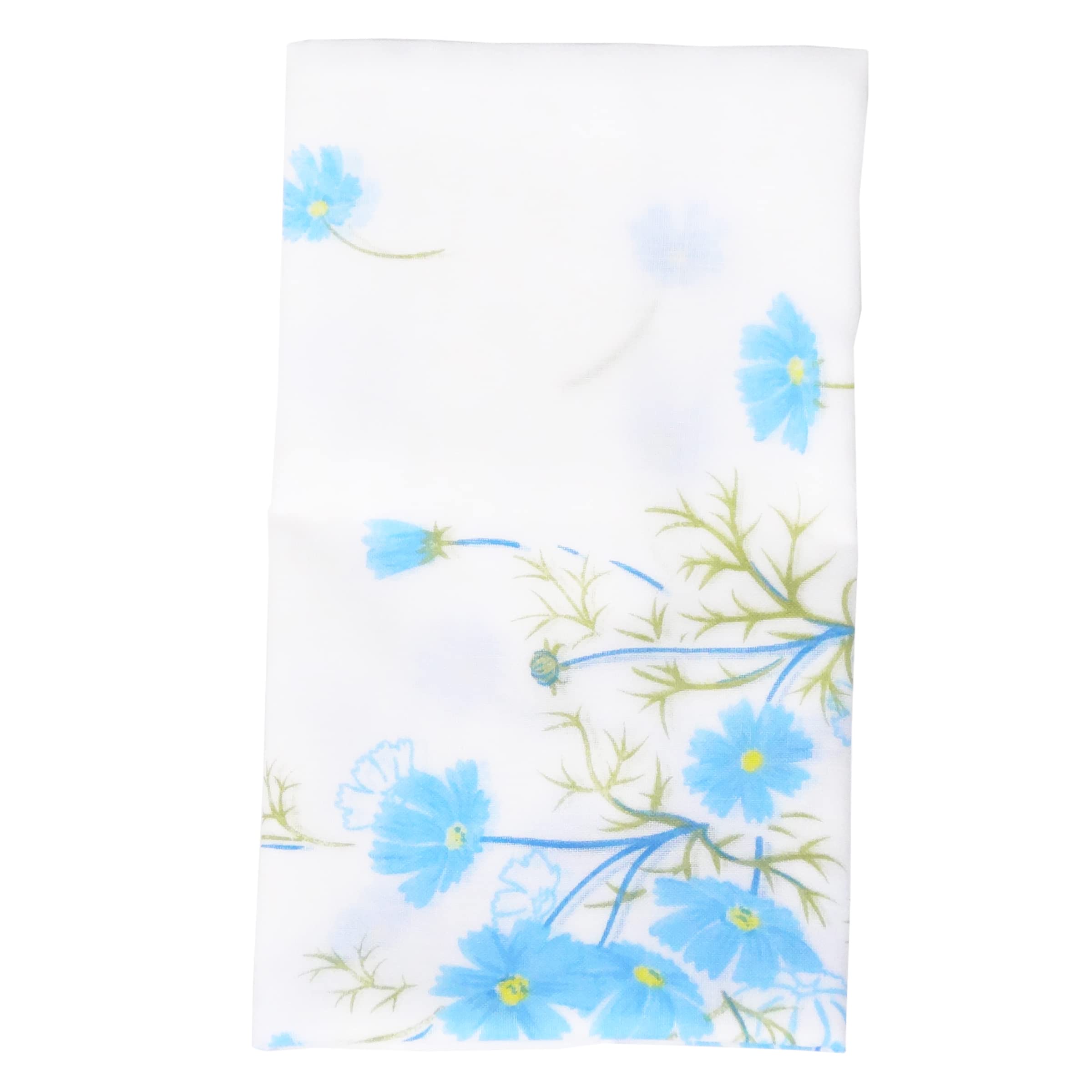 

WKG Gauze Tenugui 1 Made in Japanese Size Cosmos (Tenugui) - Piece, Japan, Senshu, Pattern, Double-Layered, 20, (Blue)