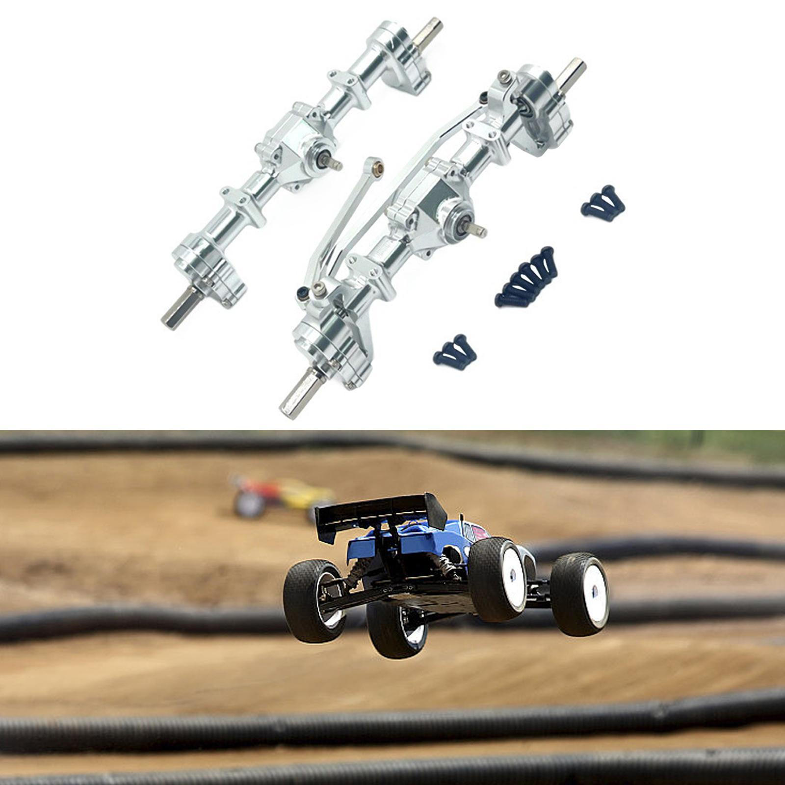 

1/16 RC автомобіля передня та задня вісь алюмінієвого сплаву DIY аксесуари заміна для C14 C74 B14 вантажівки Argent