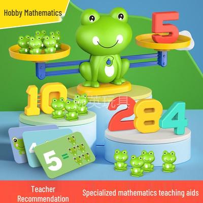 Frosch Digitale Waage Spielzeug für Kinder – Pädagogisches Werkzeug für Mathematik- und Logiktraining