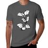 Inky Bats Tshirt Stylish Print Short Sleeve Tee