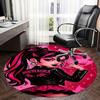 Draculaura Chair Mat Round Carpet - Gothic Home Decor, Sofa Rug, Office Mat, Gift for Her, Suitable for Bedroom, Living Room, and Various Rooms0462b