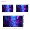 Sfondo Città Notturna Cyberpunk 2D Luci al Neon Vicolo Piovoso Sfondo per Foto Studio
