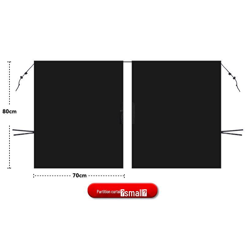 Full Blackout Titanium Silver Car Sunshade Magnetic Curtains for UV Protection