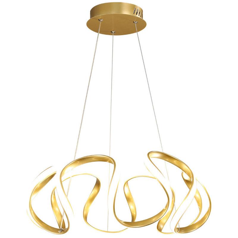 Modern Chandelier Led Chandelier Round Gold/black Chandelier Kitchen Living Room Dining Room Kitchen Room Lighting