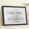 Modern Letter Canvas Wall Art Painting with Frames for Living Room Bedroom Decor Pictures Housewarming Gift