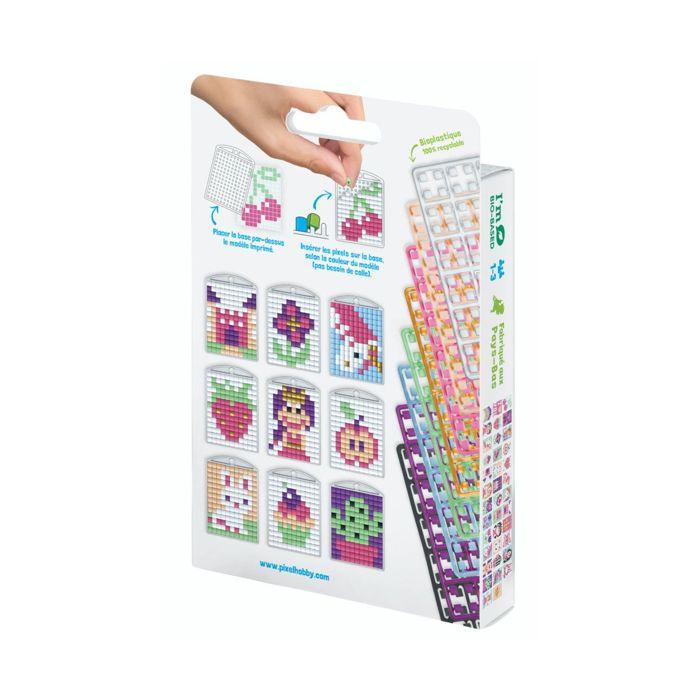 Creative Kit - PRACHT CREATIVES HOBBY - PIXEL - 3 Keychains - 38 Models - From 8 Years Old